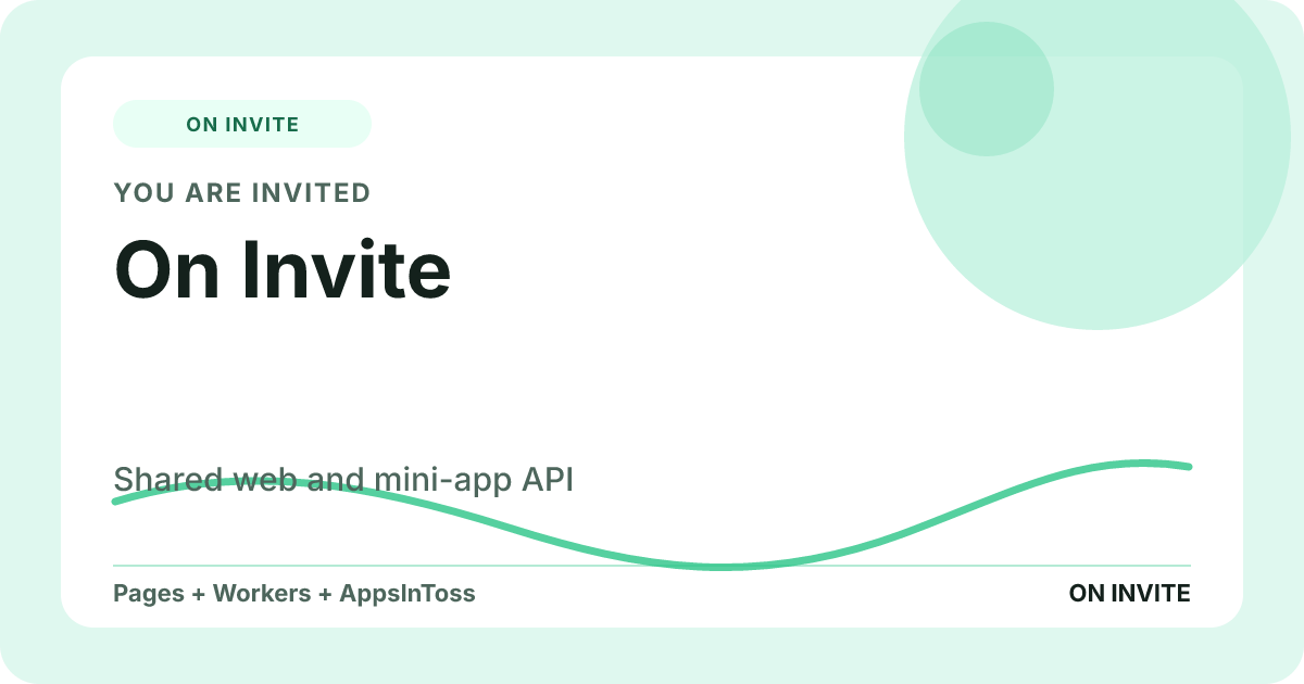 On Invite generated preview
